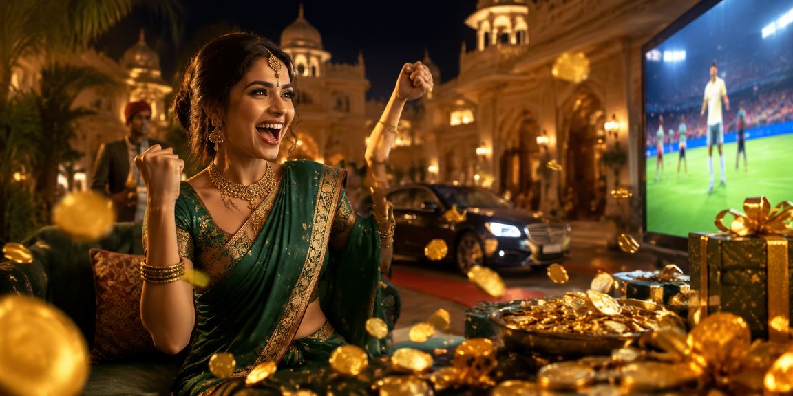 Casino app on mobile display with Indian cultural elements
